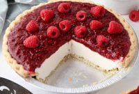 Decadent Raspberry Cream Pie Recipe with a Buttery Crust