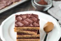 Chewy No-Bake Peanut Butter Bars Recipe
