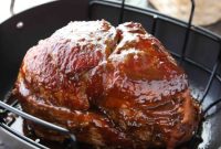 Brown Sugar and Mustard Glazed Ham Recipe for Holiday Dinner