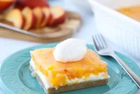 Peaches and Cream Trifle Recipe — Summer Fruit Dessert