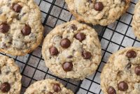 Chewy Oatmeal Chocolate Chip Cookies (Step-by-Step Video)