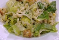 Creamy Caesar Pasta Salad with Crispy Croutons and Parmesan