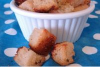 Crispy Parmesan Ranch Croutons Recipe for Salads & Snacks