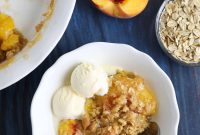 Perfect Peach Crisp: Rustic Peach Crumble Recipe for Summer Baking