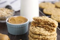 Chewy Peanut Butter Oatmeal Cookies Recipe for Crispy Edges