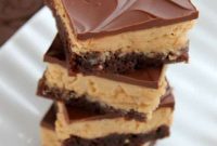 Buckeye Brownies Recipe: Chocolate Peanut Butter Truffle Bars