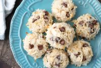 Almond Joy Cookie Recipe with Coconut, Almonds & Chocolate Chips