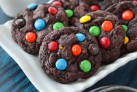 Chewy Chocolate M&M Cookies That Melt in Your Mouth