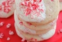 White Chocolate–Dipped Peppermint Sugar Cookies for the Holidays