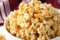 Chewy Caramel Popcorn Recipe: Gooey Homemade Snack