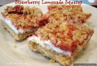 Strawberry Lemon Bars with Zesty Lemon Glaze