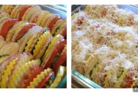 Summer Vegetable Parmesan Casserole with Crispy Breadcrumb Topping