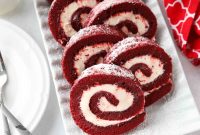 Red Velvet Cake Roll Recipe with Step-by-Step Video Tutorial