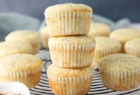 Almond Poppy Seed Muffins Recipe with Citrus Glaze