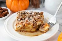 Pumpkin Spice French Toast Casserole Recipe for Fall Brunch