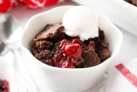 Decadent Chocolate Cherry Dump Cake Recipe