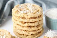 Chewy Coconut Cookies Recipe with Crispy Edges