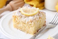Lemon Coffee Cake Recipe with Step-by-Step Video Guide