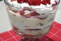 Strawberry & Raspberry Trifle Recipe for Summer Parties