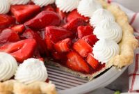 Homemade Fresh Strawberry Pie Recipe with Flaky Crust