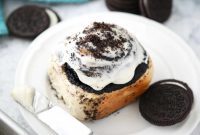 Oreo-Stuffed Cinnamon Rolls with Cream Cheese Glaze