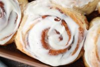 Homemade Cinnamon Rolls with Gooey Cream Cheese Frosting