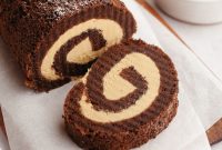 Chocolate Chocolate Roll Cake: Light Cocoa Sponge Roulade
