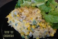 Cheesy Tater-Tot Casserole with Ground Beef and Veggies