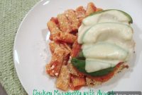 Creamy Mozzarella Chicken with Fresh Avocado Salad
