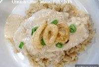 Creamy Onion Sauce Pork Chops Recipe