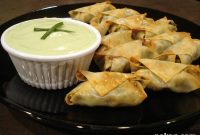 Southwest Egg Rolls with Creamy Avocado Dip Recipe