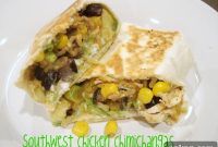 Southwest-Style Chicken Chimichangas with Zesty Salsa Verde