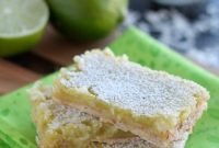 Coconut Key Lime Bars with Graham Crust Recipe
