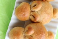 Whole Wheat Easter Bunny Dinner Rolls for Spring Baking