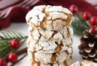 Gingerbread Crinkle Cookies Recipe for Soft, Chewy Holiday Treats