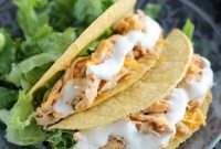 Slow-Cooker Ranch Chicken Tacos (Video Recipe)