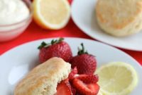 Strawberry Shortcake with Lemony Cream Sauce Recipe