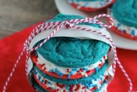 Patriotic Red, White & Blue Whoopie Pies Recipe