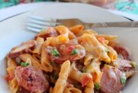 Fiery Sausage Pasta with Creamy Tomato Sauce