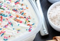 No-Churn Cake Batter Ice Cream Recipe — No Ice Cream Maker Needed