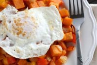 Sweet Potato Hash with Crispy Onions & Bell Peppers