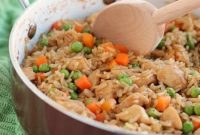 Sticky Teriyaki Chicken Bowl with Fluffy Rice and Green Onions