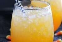 Spooky Candy Corn Punch Recipe for Halloween Parties