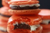 Pumpkin Buttercream Macarons with Pumpkin-Spice Dark Chocolate Ganache