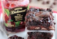 Decadent Dark Chocolate Cherry Brownies Recipe