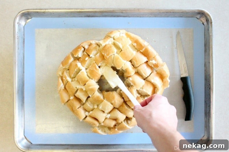 Festive New Year Party Bread Recipe 9 This New Year’s Party Loaf is filled with honey butter, topped with a powdered sugar glaze, and made to sparkle with edible silver and gold pearlized sugar sprinkles.