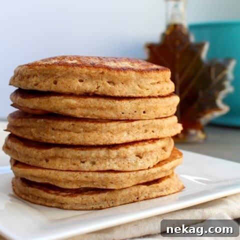 Whole Wheat Oatmeal Pancakes