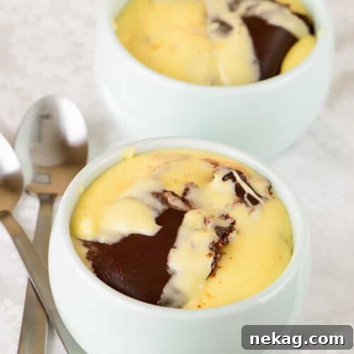 marshmallow fluff pudding chocolate swirl