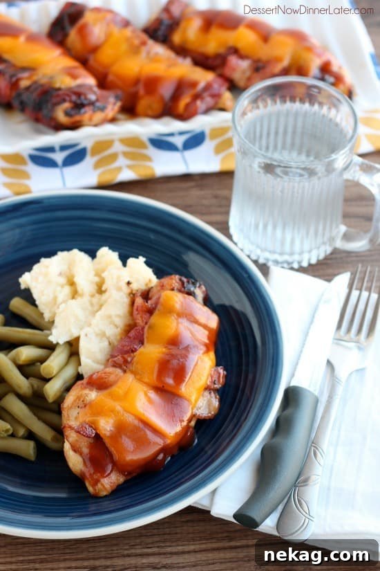 Barbecue Chicken with Bacon and Cheddar