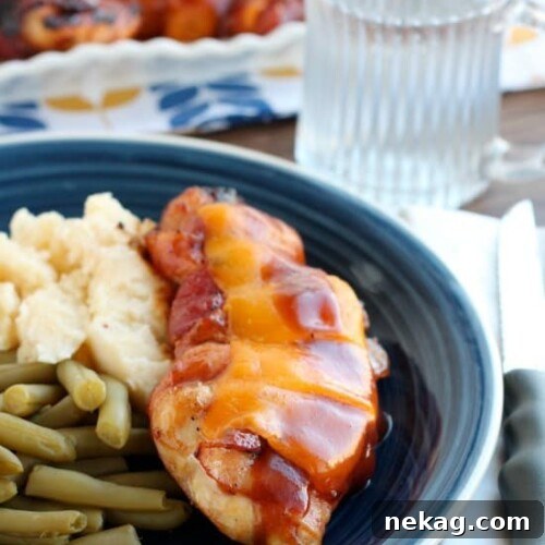 Barbecue Chicken with Bacon and Cheddar